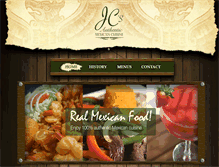 Tablet Screenshot of jcsmexicanrestaurant.com